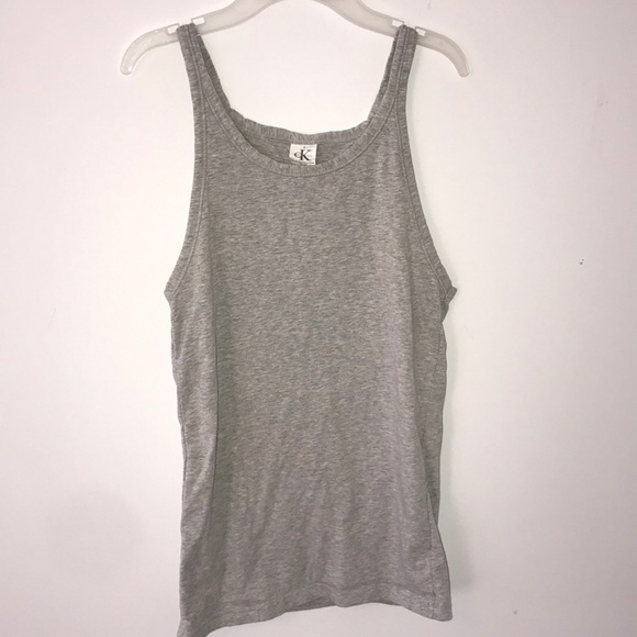 CALVIN KLEN grey tank - Picture 2 of 3